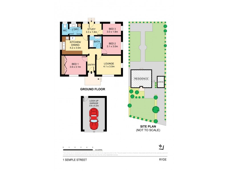 1 Semple Street, Ryde NSW 2112 Floorplan