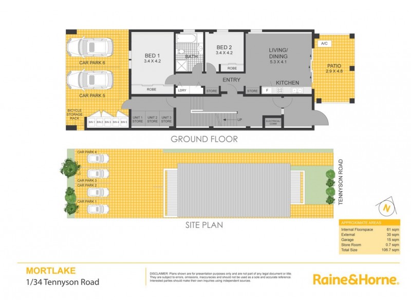 1,2,3/34 Tennyson Road, Mortlake NSW 2137