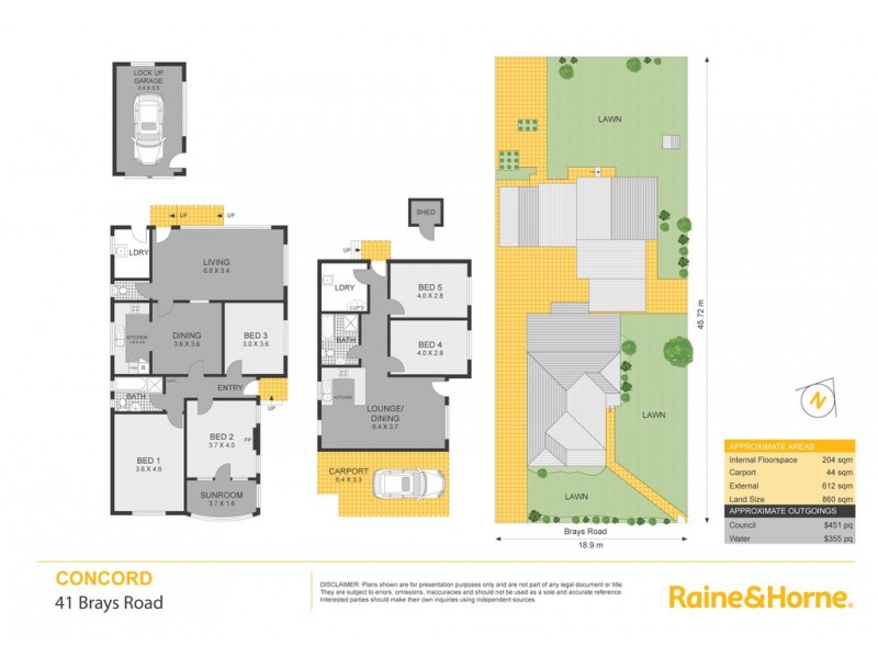 41 Brays Road, Concord NSW 2137 Floorplan