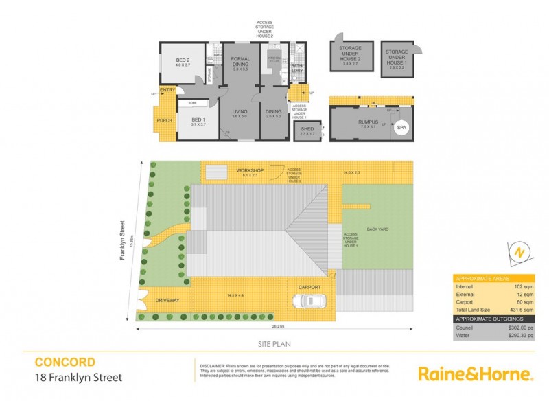 18 Franklyn Street, Concord NSW 2137 Floorplan