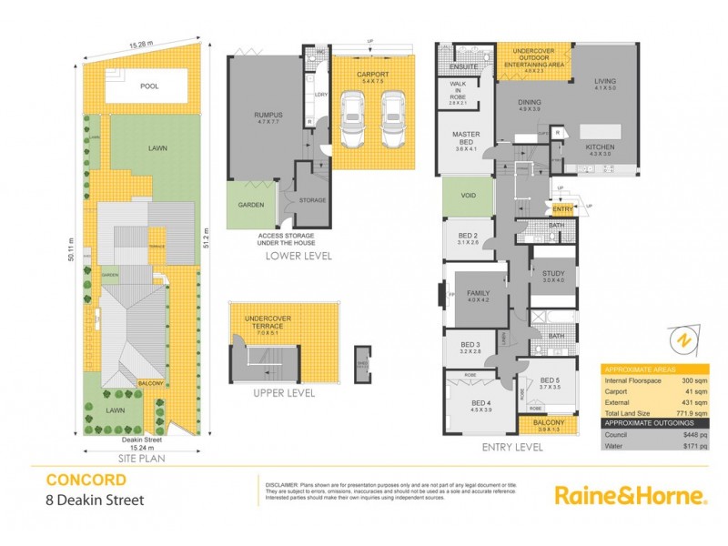 8 Deakin Street, Concord NSW 2137 Floorplan