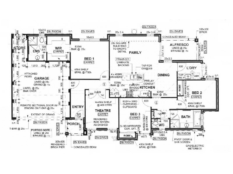 1/2 Redheart Road, Carramar WA 6031 Floorplan