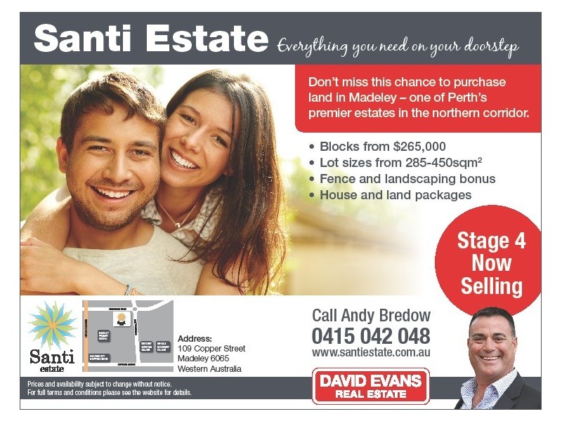 Lot 294 Santi Estate, Madeley WA 6065