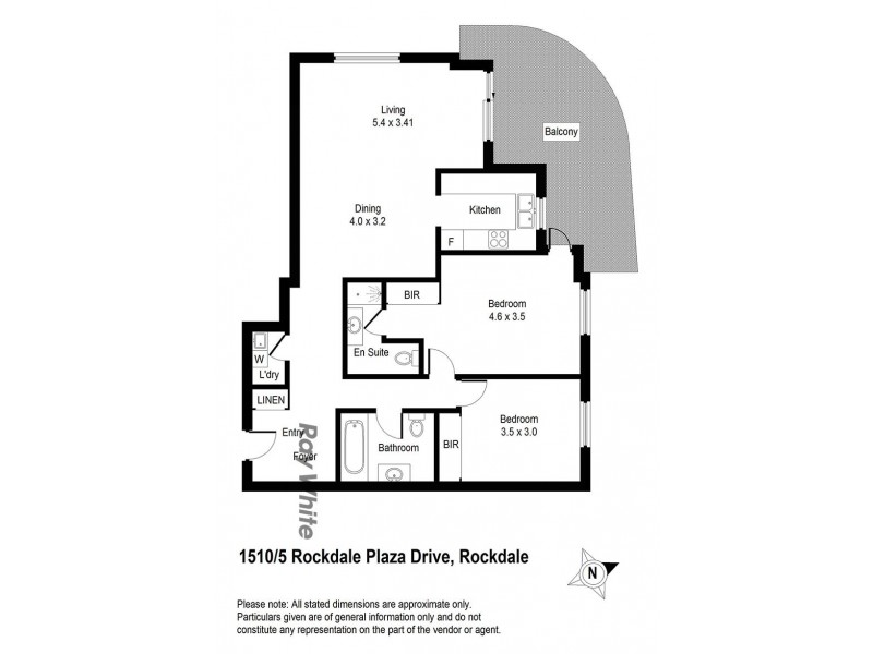 1510/5 Rockdale Plaza Drive, Rockdale NSW 2216 Floorplan