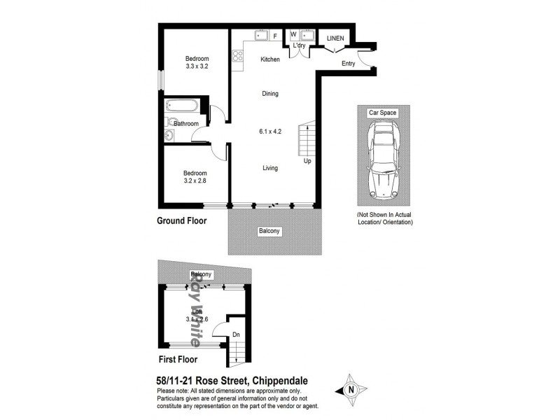 58/11-13 Rose Street, Chippendale NSW 2008 Floorplan