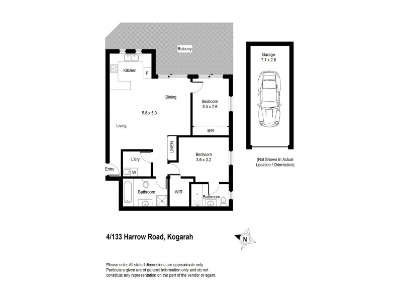 4/133-137 Harrow Road, Kogarah NSW 2217 Floorplan