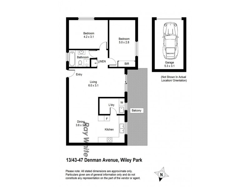 13/43-47 Denman Avenue, Wiley Park NSW 2195 Floorplan