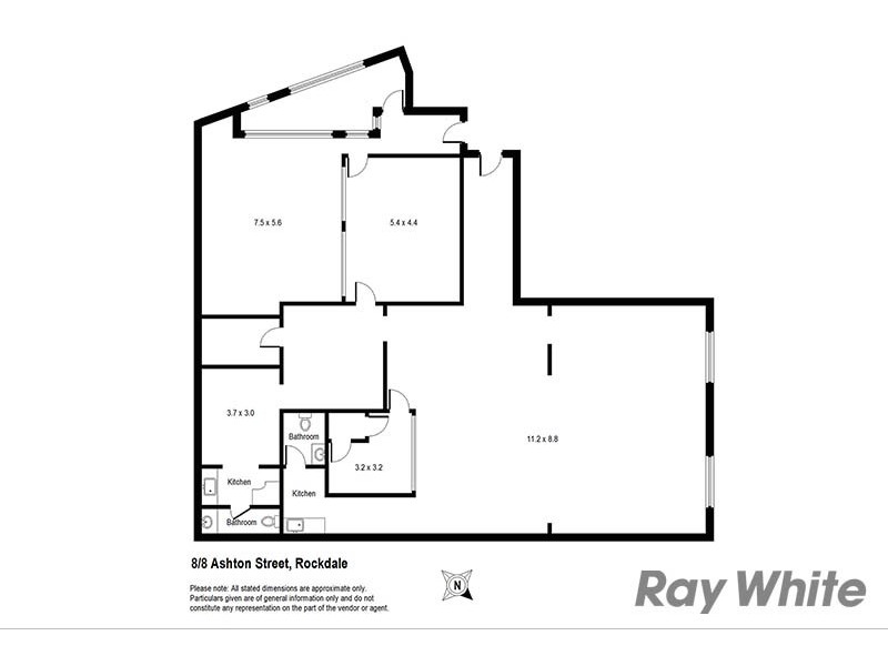 8/8 Ashton Street, Rockdale NSW 2216 Floorplan