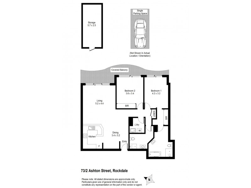 73/2 Ashton Street, Rockdale NSW 2216 Floorplan