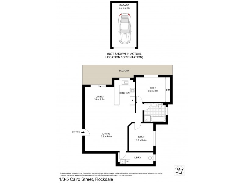 1/3-5 Cairo Street, Rockdale NSW 2216 Floorplan