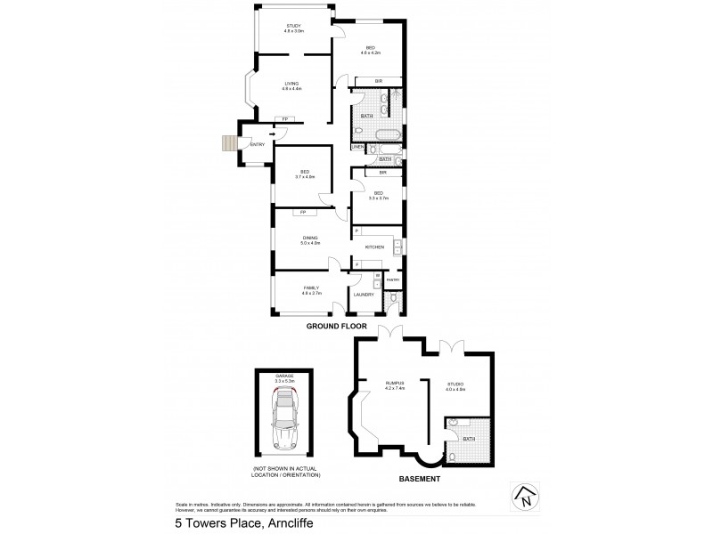 5 Towers Place, Arncliffe NSW 2205 Floorplan