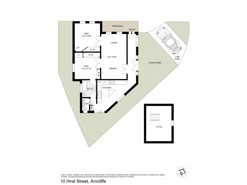 10 Hirst Street, Arncliffe NSW 2205 Floorplan