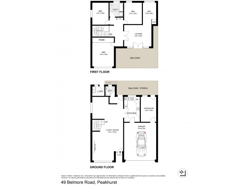 49 Belmore Road, Peakhurst NSW 2210 Floorplan