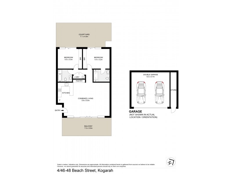 4/46-48 Beach Street, Kogarah NSW 2217 Floorplan