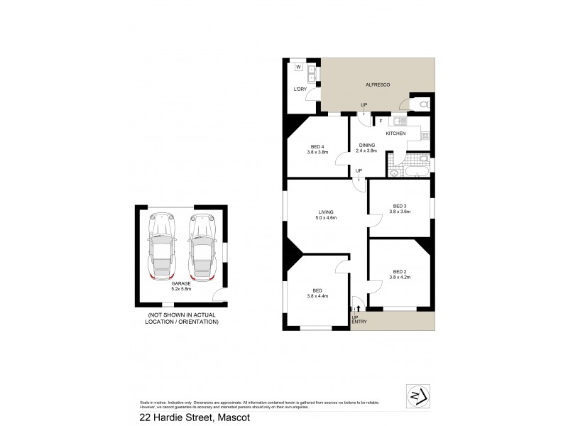 22 Hardie Street, Mascot NSW 2020 Floorplan