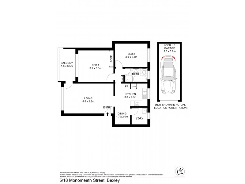 5/18 Monomeeth Street, Bexley NSW 2207 Floorplan