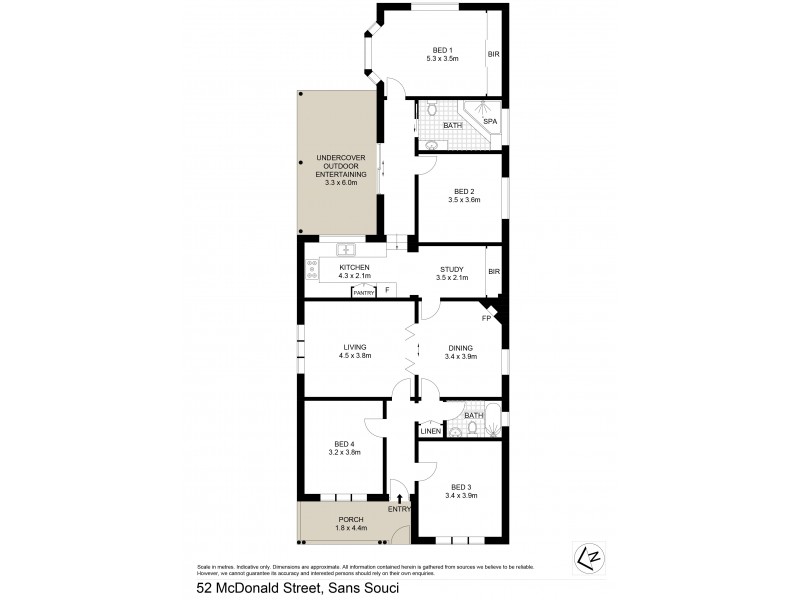 Sans Souci NSW 2219 Floorplan