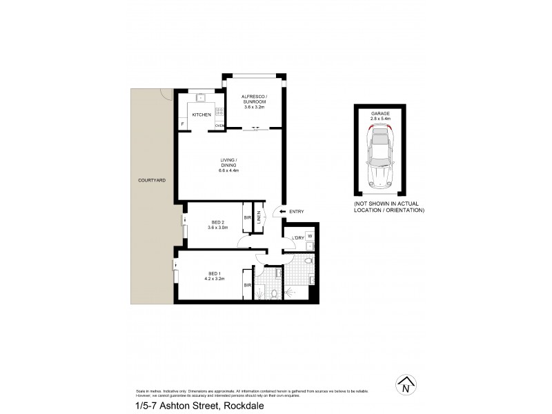1/5-7 Ashton Street, Rockdale NSW 2216 Floorplan