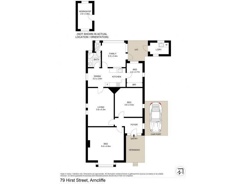 79 Hirst Street, Arncliffe NSW 2205 Floorplan