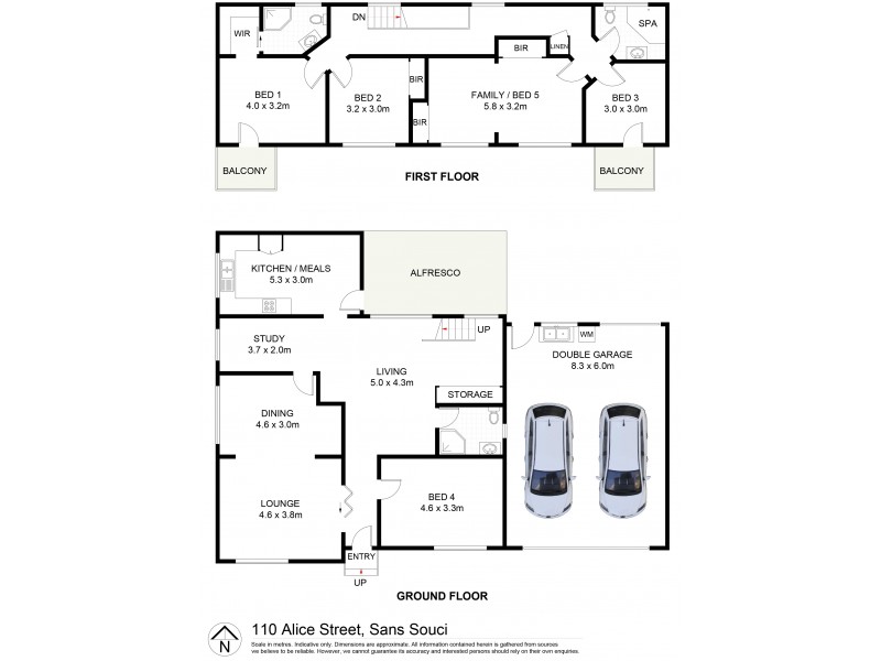 110 Alice Street, Sans Souci NSW 2219 Floorplan