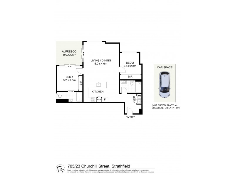 703/23-25 Churchill Avenue, Strathfield NSW 2135 Floorplan