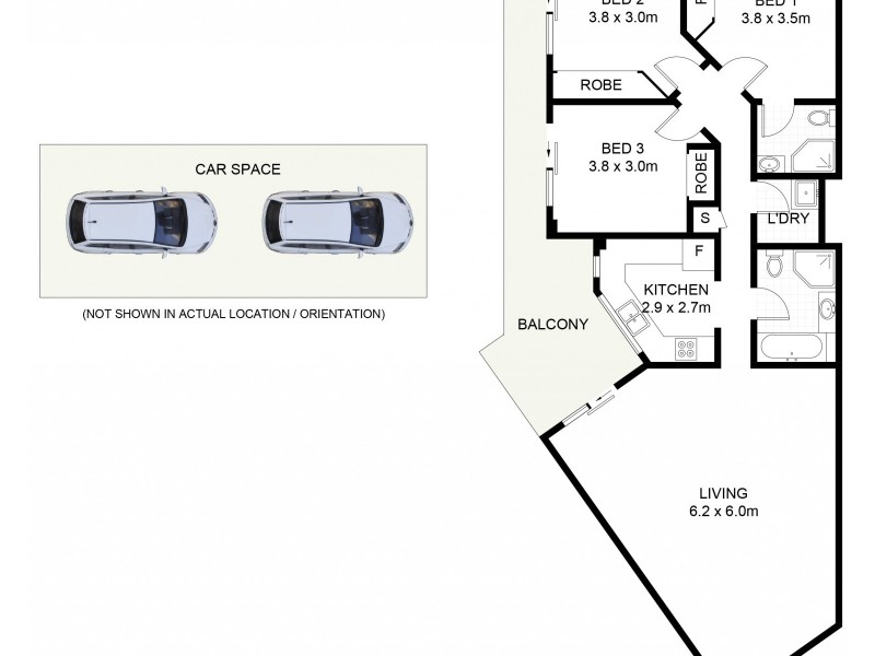 806/7 Keats Avenue, Rockdale NSW 2216 Floorplan
