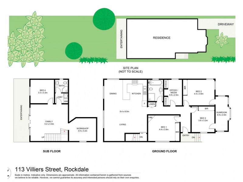 113 Villiers Street, Rockdale NSW 2216 Floorplan