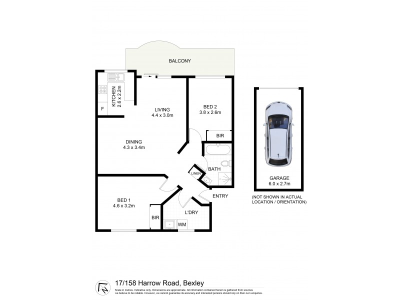 17/158-160 Harrow Road, Kogarah NSW 2217 Floorplan
