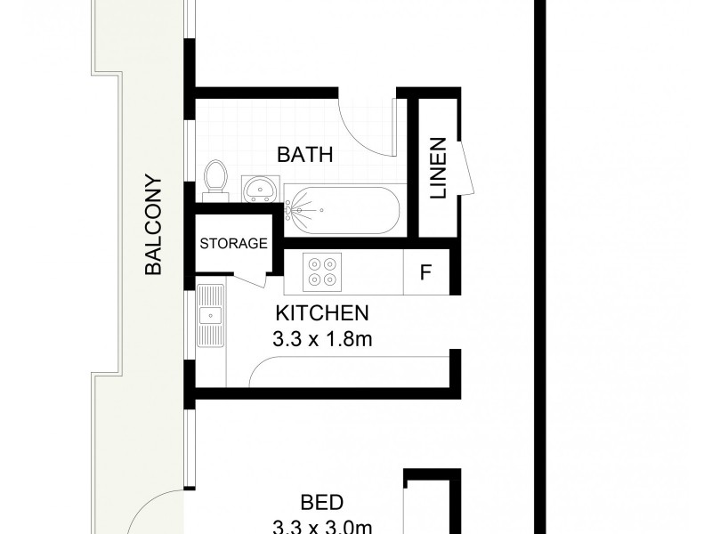 54/12 Wylde Street, Potts Point NSW 2011 Floorplan
