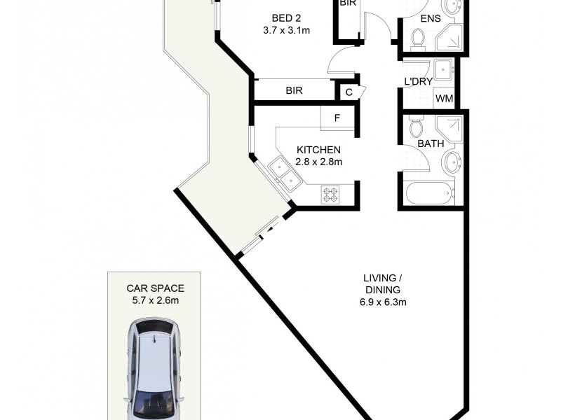 1104/5 Keats Avenue, Rockdale NSW 2216 Floorplan