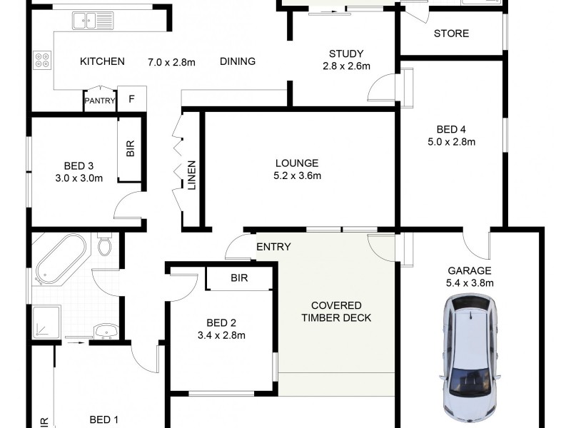 182 Lorraine Street, Peakhurst Heights NSW 2210 Floorplan