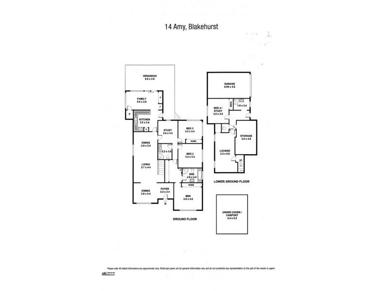14 Amy Street, Blakehurst NSW 2221 Floorplan