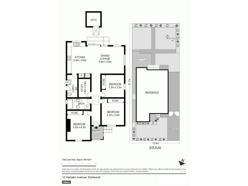 12 Hansen Avenue, Earlwood NSW 2206 Floorplan