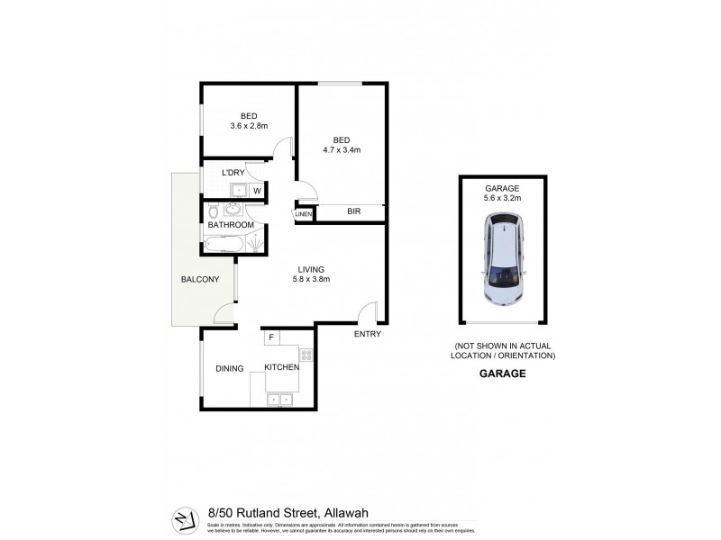 8/50 Rutland Street, Allawah NSW 2218 Floorplan