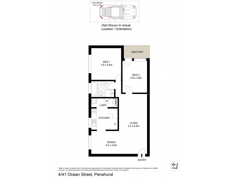 4/41 Ocean Street, Penshurst NSW 2222 Floorplan