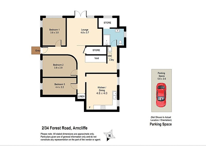 2/34 Forest Road, Arncliffe NSW 2205 Floorplan