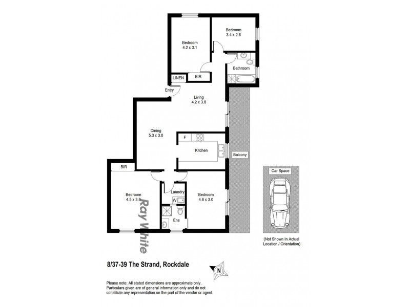 8/37-39 The Strand, Rockdale NSW 2216 Floorplan