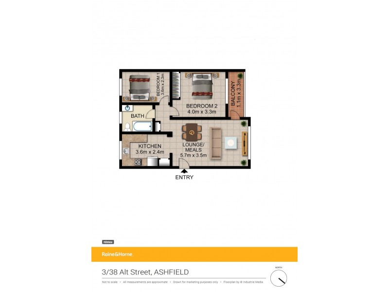 3/38 Alt Street, Ashfield NSW 2131 Floorplan