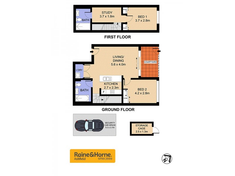 70/2A Brown St, Ashfield NSW 2131 Floorplan