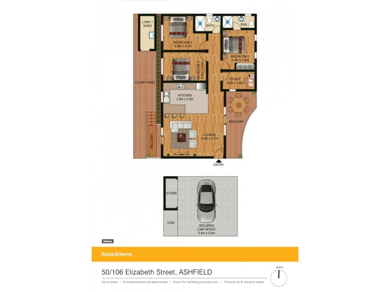 50/106 Elizabeth Street, Ashfield NSW 2131 Floorplan