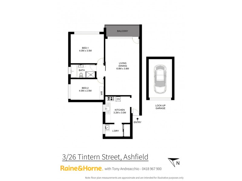 3/26 Tintern Road, Ashfield NSW 2131 Floorplan