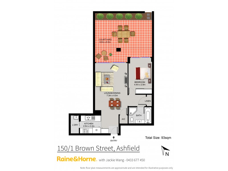 150/1 Brown Street, Ashfield NSW 2131 Floorplan