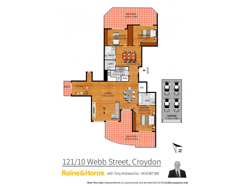121/10 Webb Street, Croydon NSW 2132 Floorplan