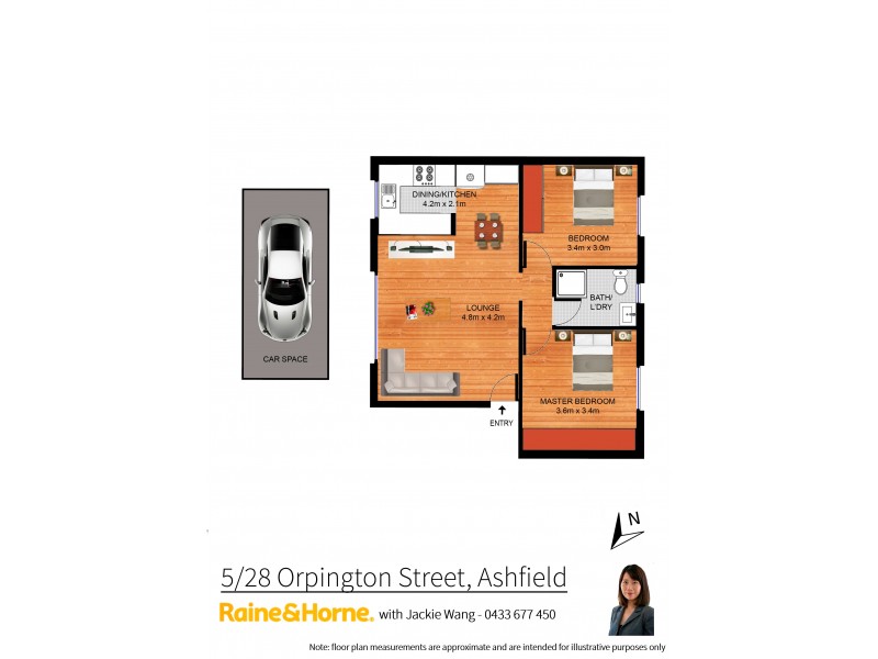 5/28 Orpington Street, Ashfield NSW 2131 Floorplan