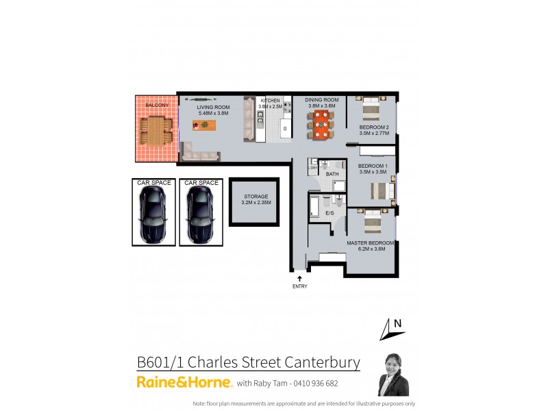 B601/1 Charles Street, Canterbury NSW 2193 Floorplan
