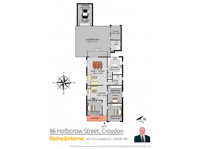 86 Holborow Street, Croydon Park NSW 2133 Floorplan