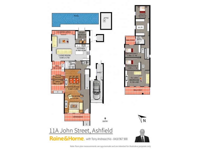 11a John Street, Ashfield NSW 2131 Floorplan