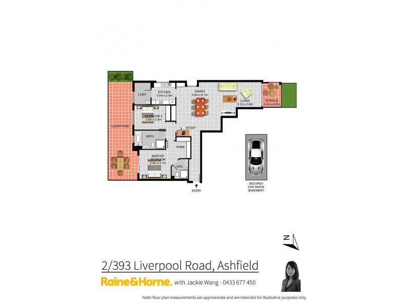 2/393 Liverpool Road, Ashfield NSW 2131 Floorplan