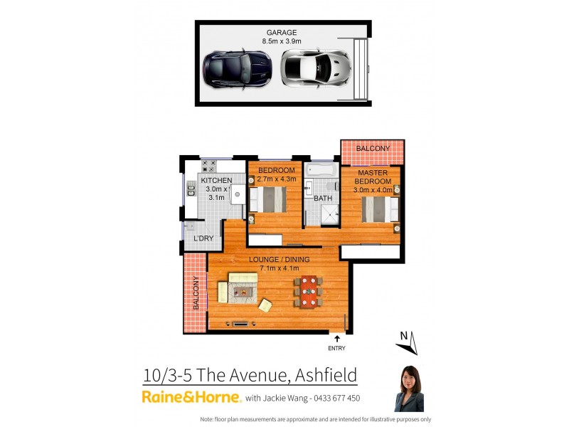 10/3 The Avenue, Ashfield NSW 2131 Floorplan