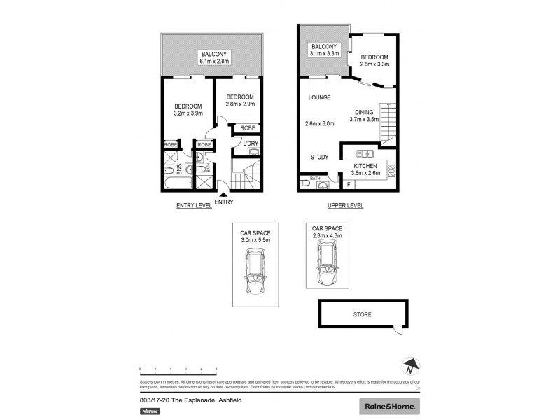 803/17-20 The Esplanade, Ashfield NSW 2131 Floorplan